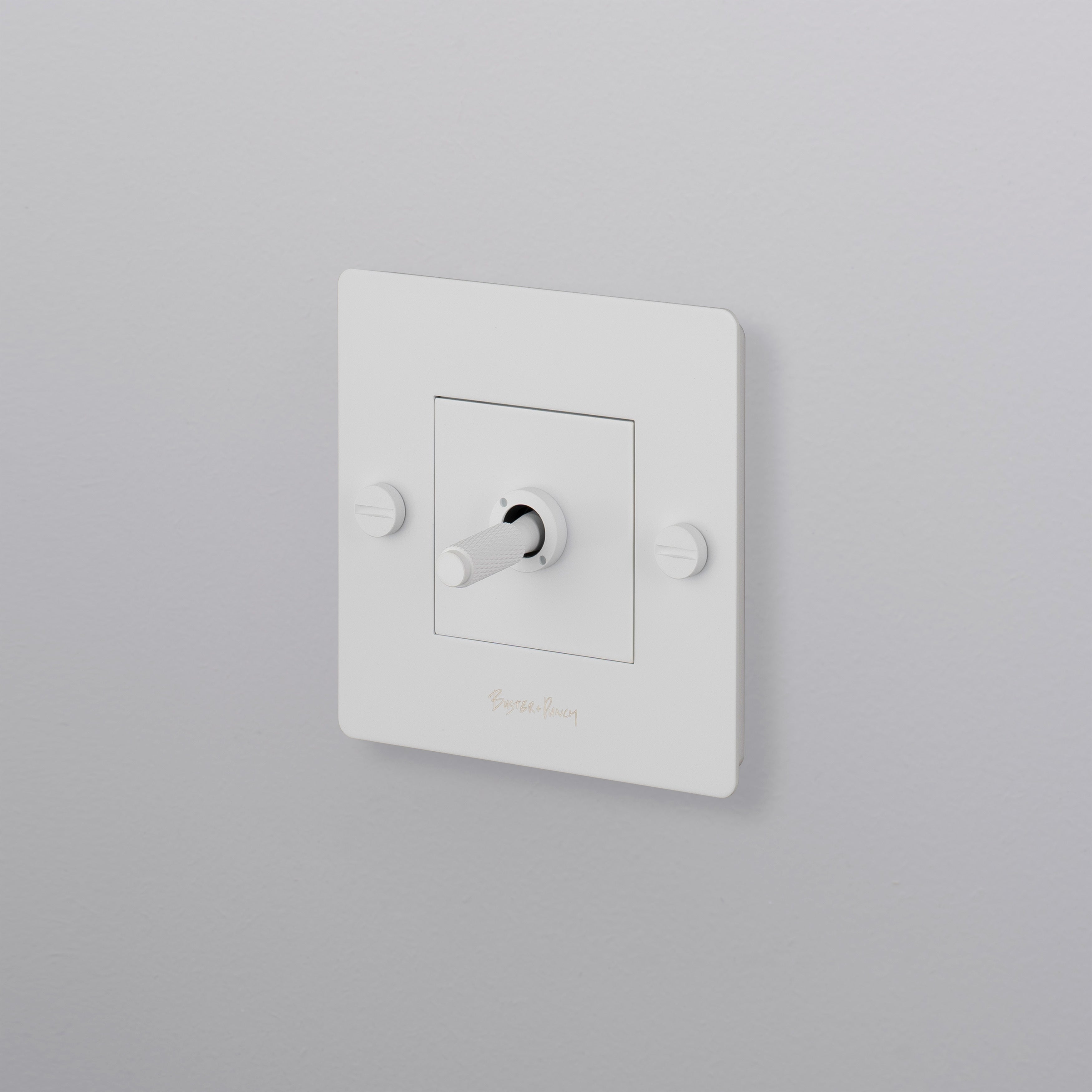 1G-Schalter Weiss