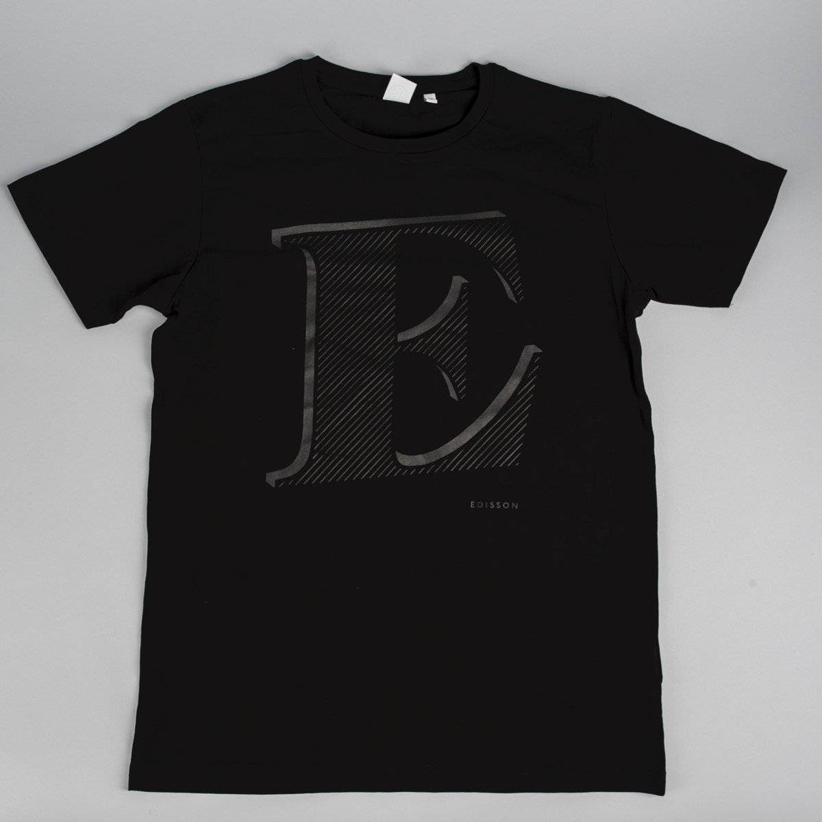 T-Shirt «E» Schwarz - Edisson