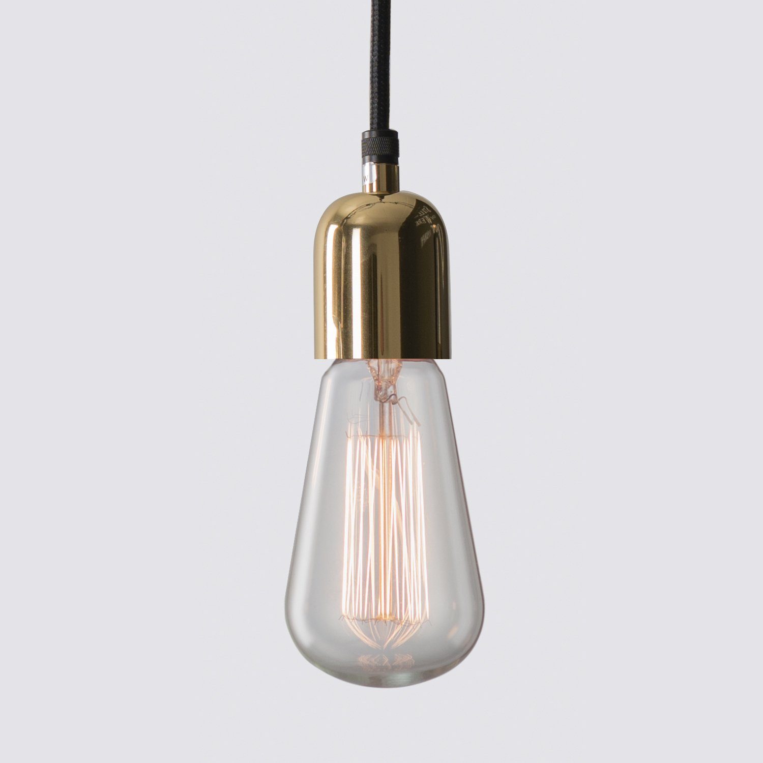 Pendel-Lampe Bicolor Messing - Edisson