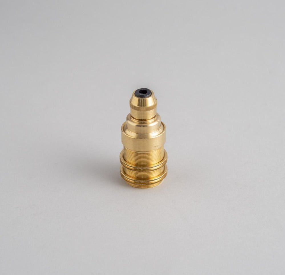 Retro Lampenfassung Messing e14