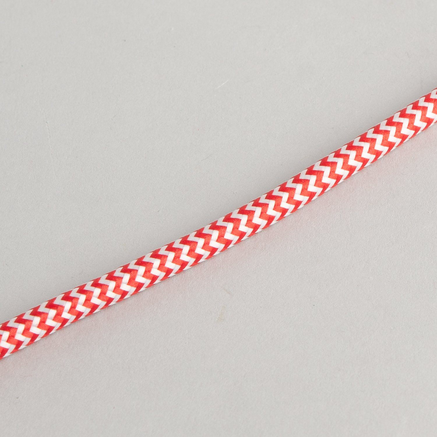 Textilkabel rot-weiss - Edisson