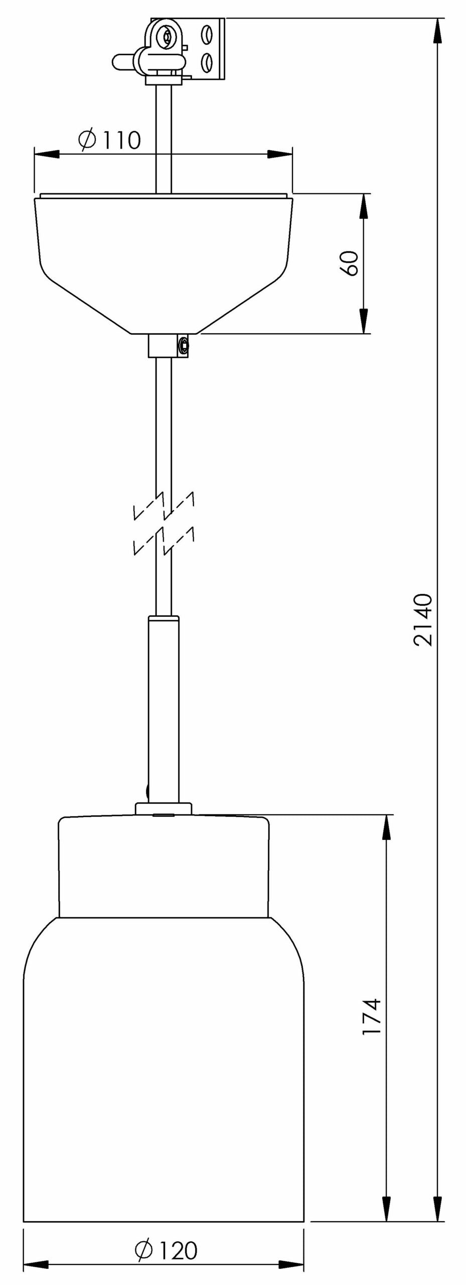 Massplan Smycka Tova pendant light porcelain E27 clear IP20 | Ifö Electric 