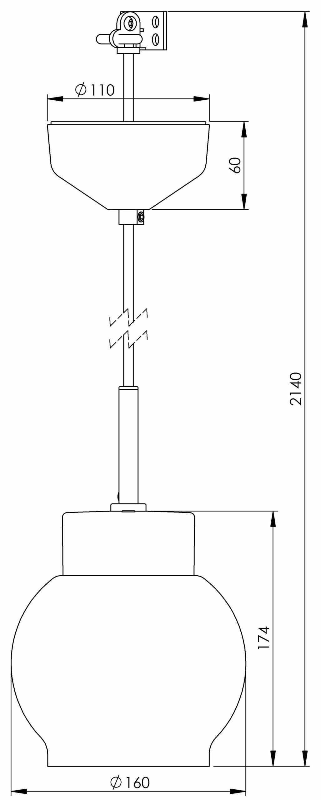 Massplan Smycka Magda pendant light porcelain E27 clear IP20 | Ifö Electric 