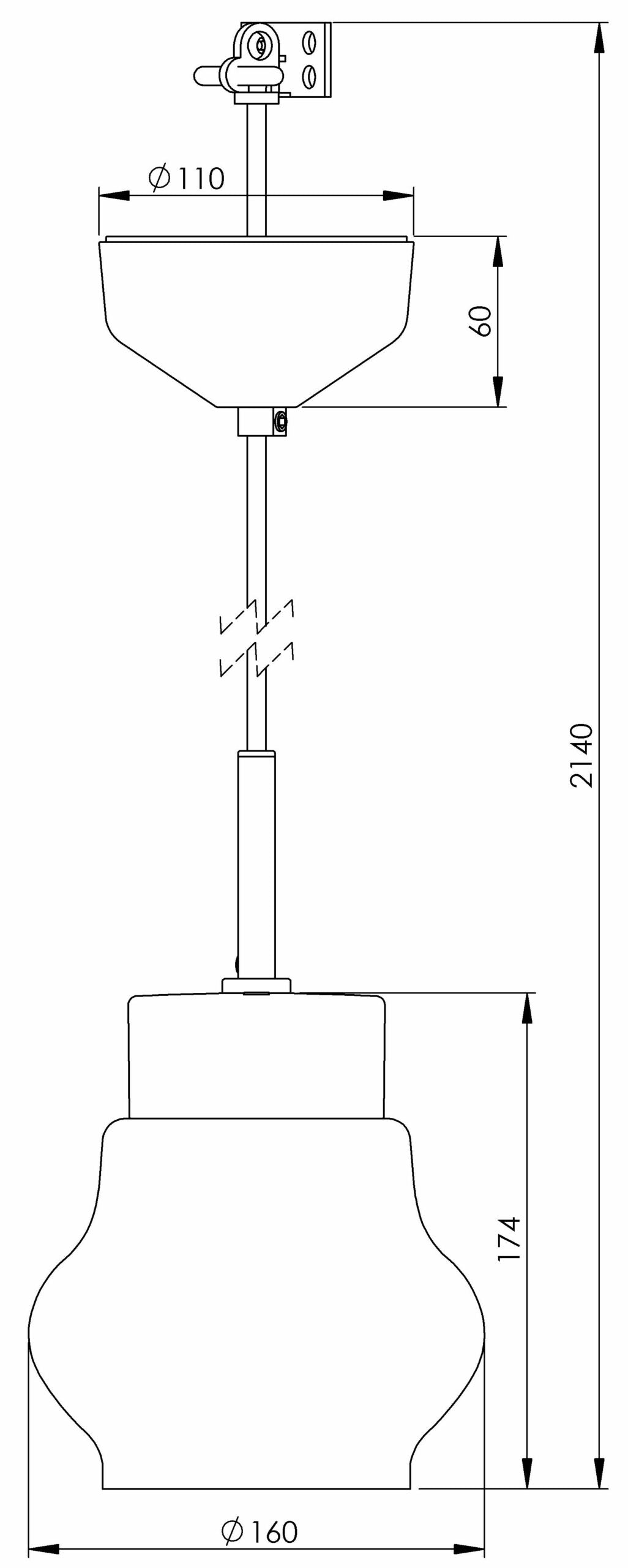 Massplan Smycka Emma pendant light porcelain E27 shiny opal IP20 | Ifö Electric 