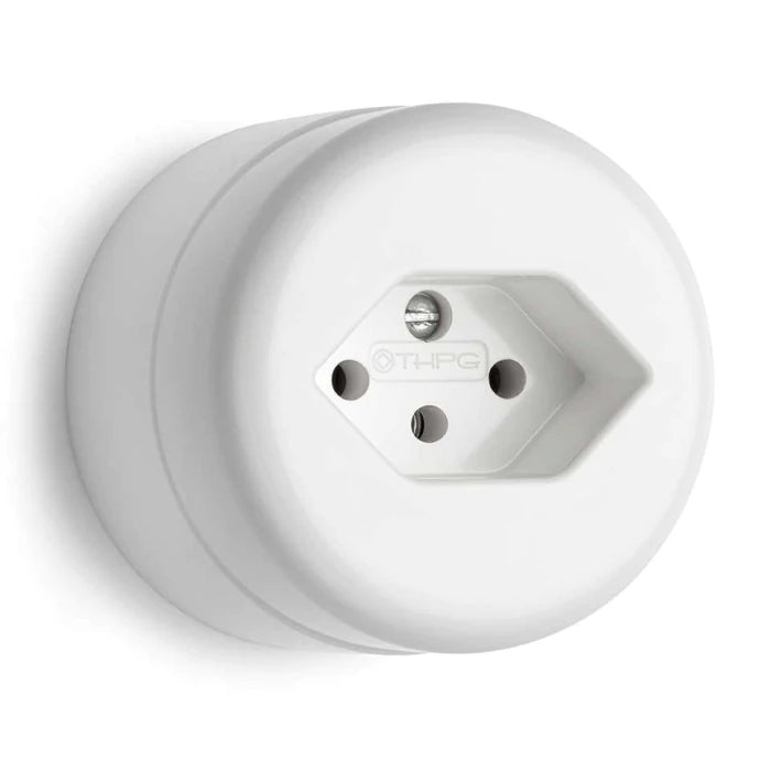 Wall-mounted Duroplast socket 