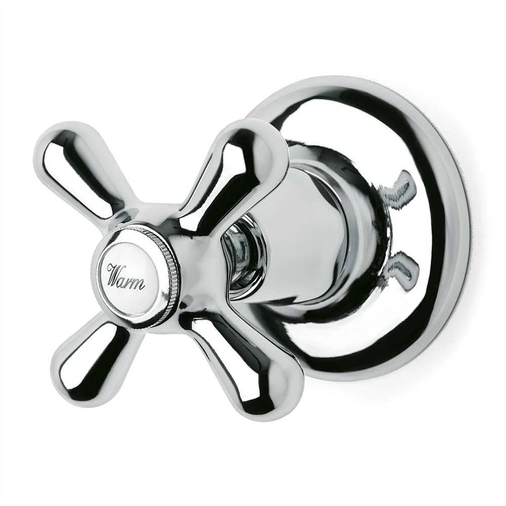 Unterputzventil Messing verchromt Warmwasser | THPG