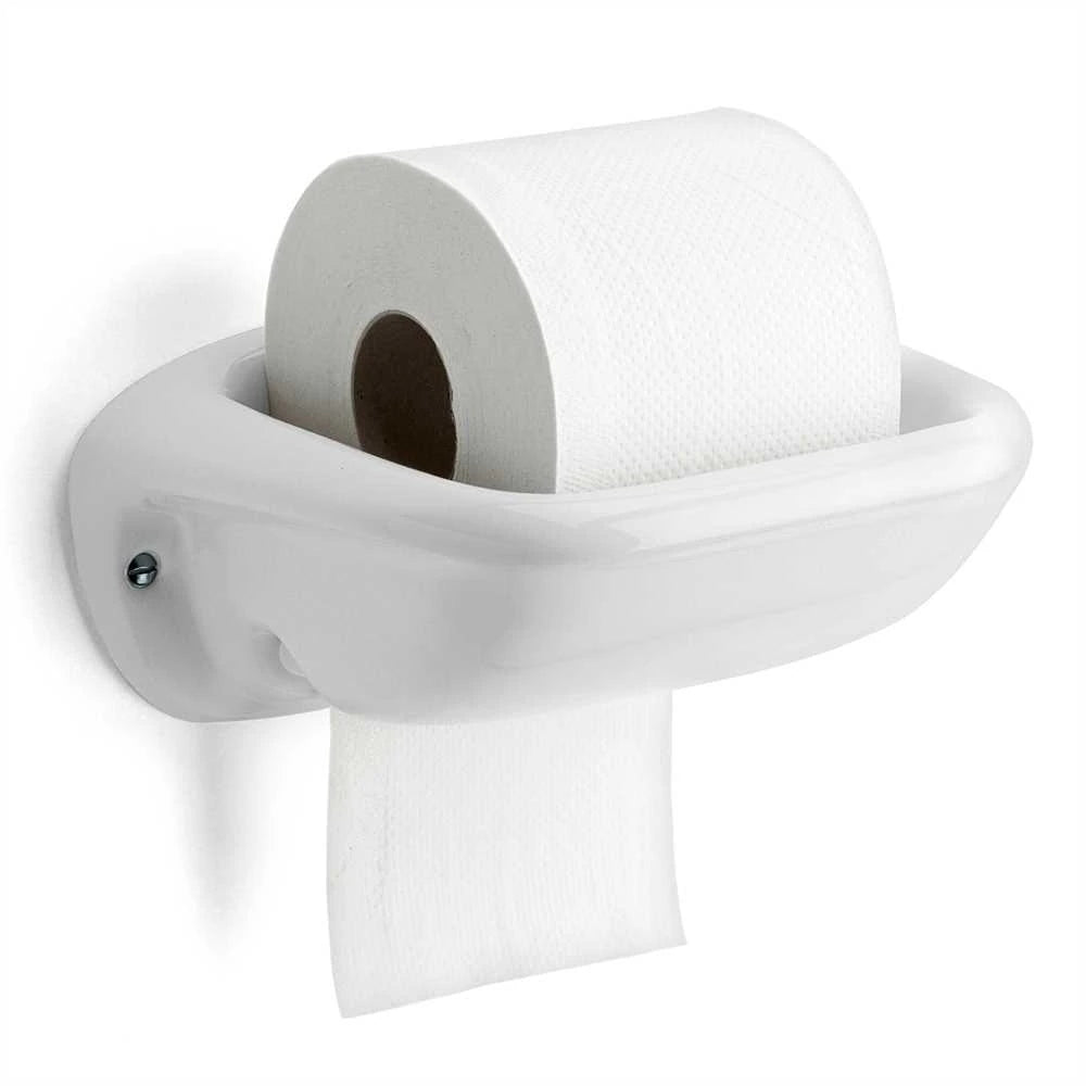 Papierrollenhalter Porzellan weiss | THPG