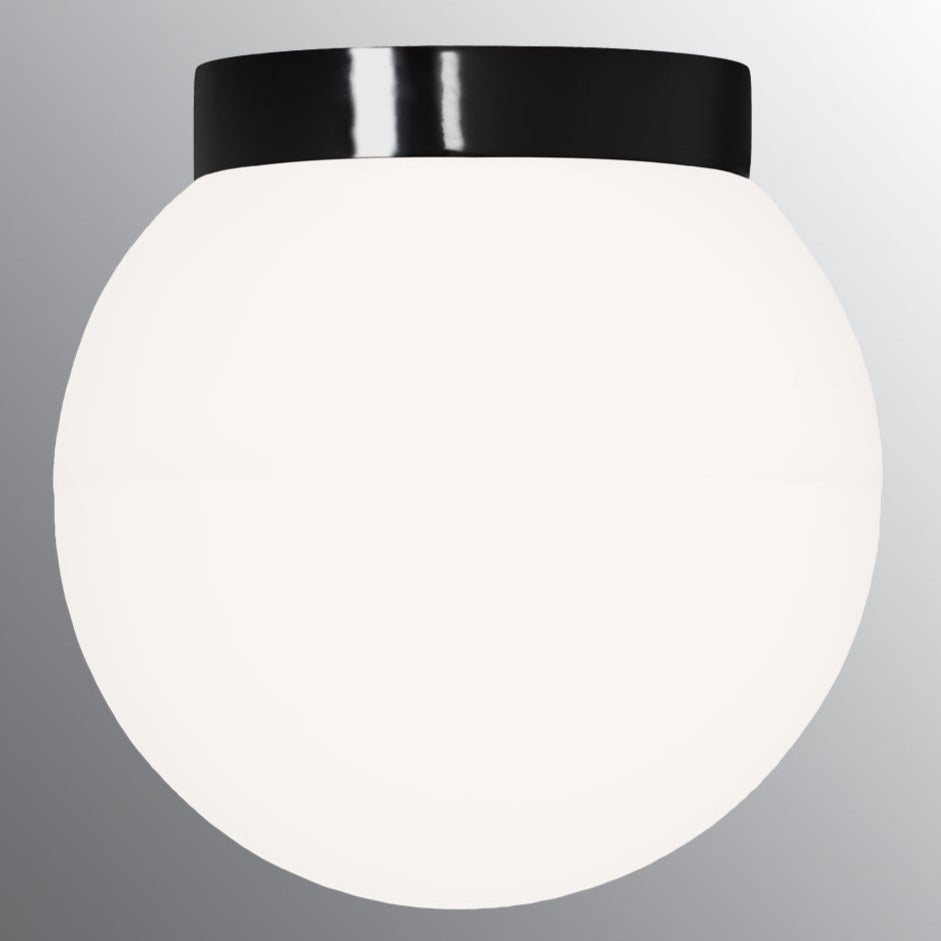 Classic Globe 300 Wand-/Deckenleuchte LED DALI 3000K IP44 Ø185.5mm, schwarz | Ifö Electric