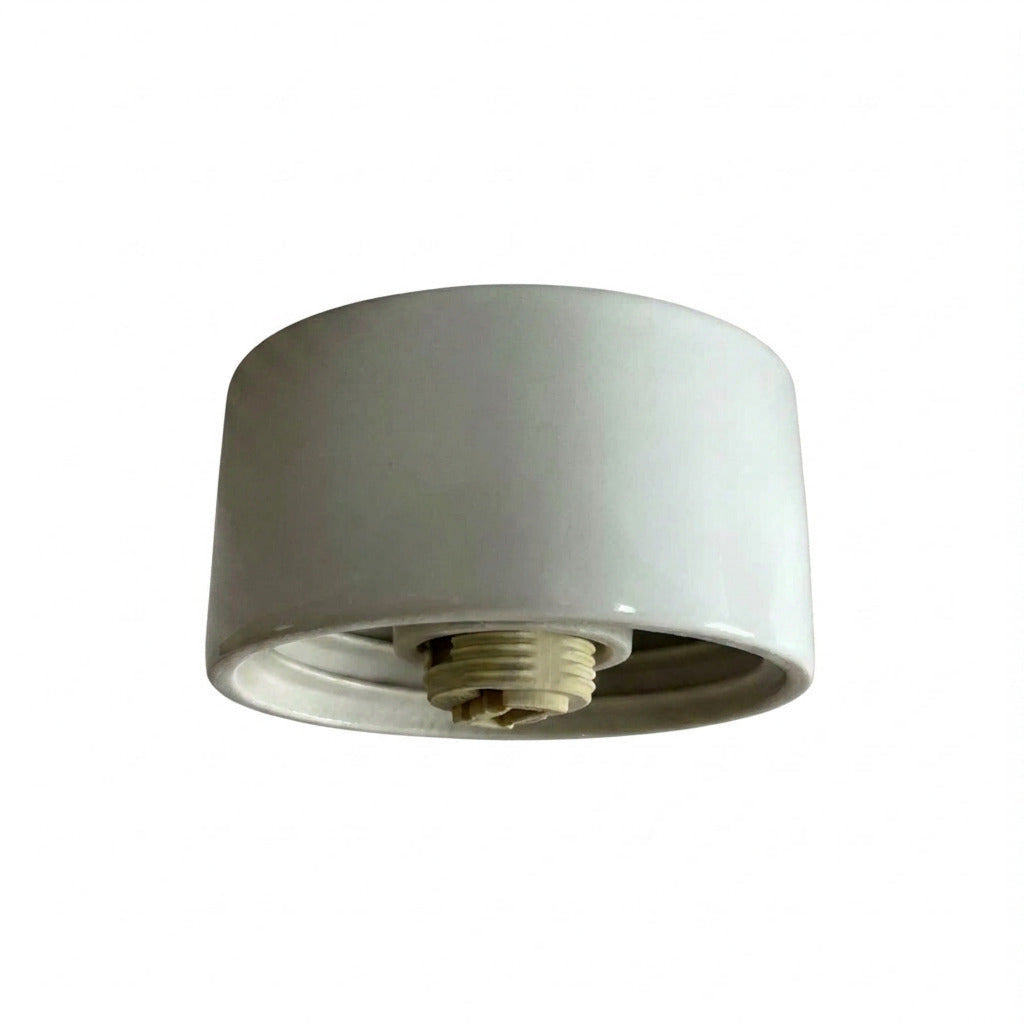 Porzellansockel Ø 84.5mm Gewinde IP44 G9 gerade weiss | Ifö Electric