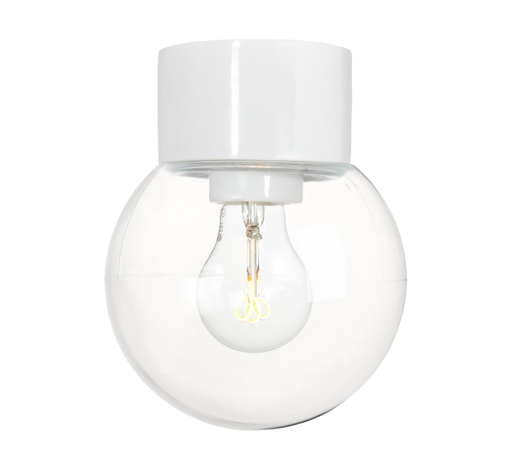 Porzellanleuchte Ifö Electric Classic Globe 150 weiss