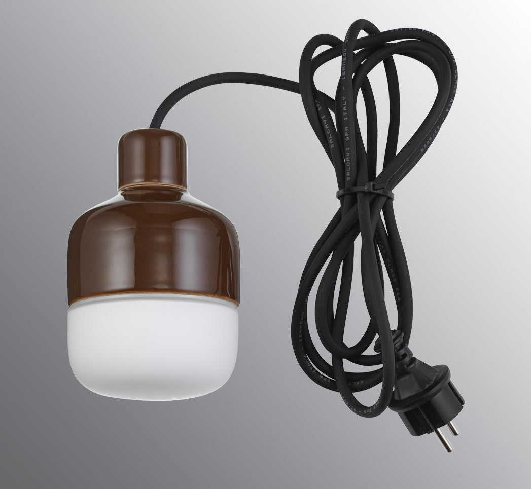 Ohm 100/155 Pendelleuchte Outdoor G9 matt opal IP44 | Ifö Electric