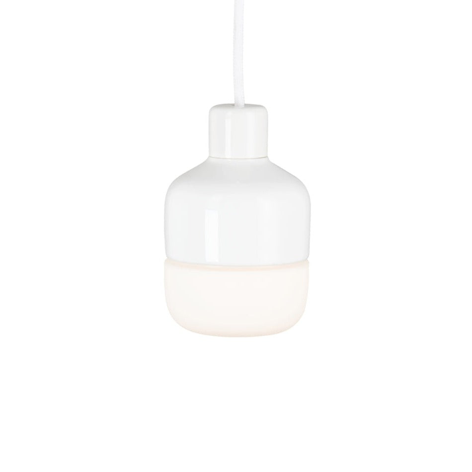 Ohm 100/155 Pendelleuchte weiss matt opal | Ifö Electric