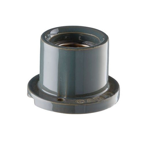 Ersatzteil Lampenfassung E27 glasiert mit Klemmhülse Sauna (52721, 52726, 52731, 52736) | Ifö Electric grau