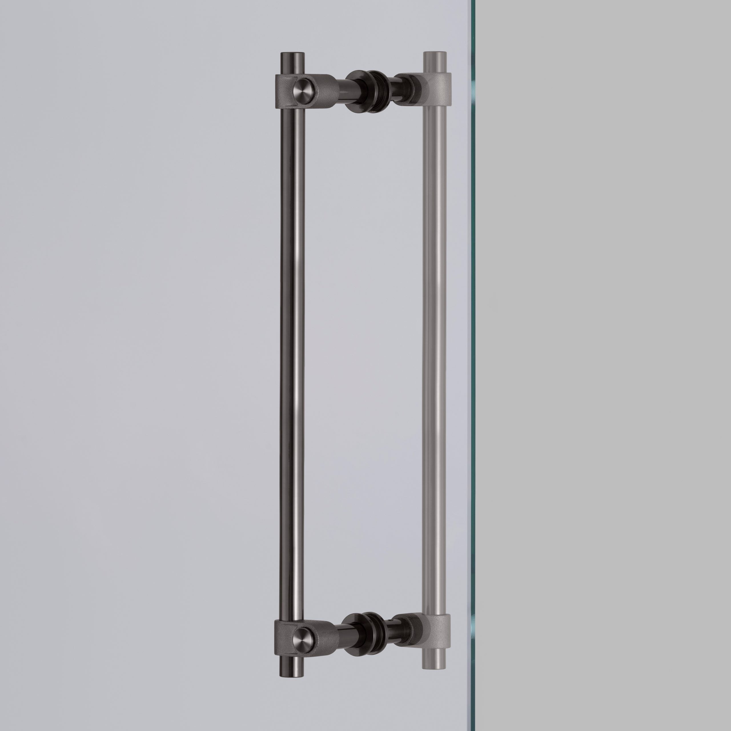 Doppelseitiger Möbelgriff Schrankgriff Guss CAST Gun Metal Large