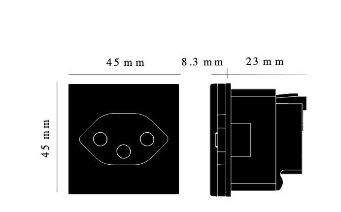 CH-Steckdosen-Modul