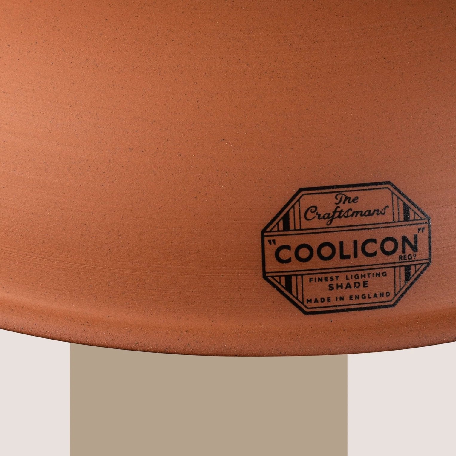 Coolicon Natural Terracotta Lampenschirm