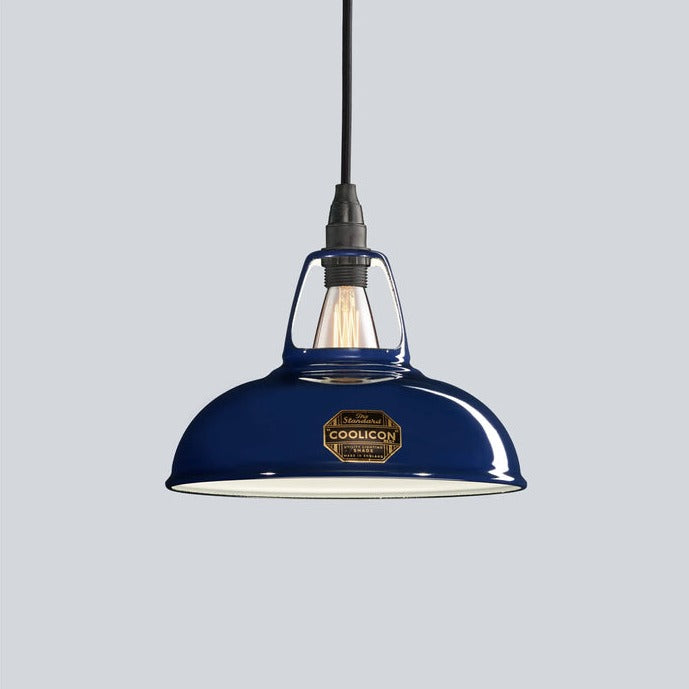 Coolicon Emaille-Lampenschirm Royal Blue