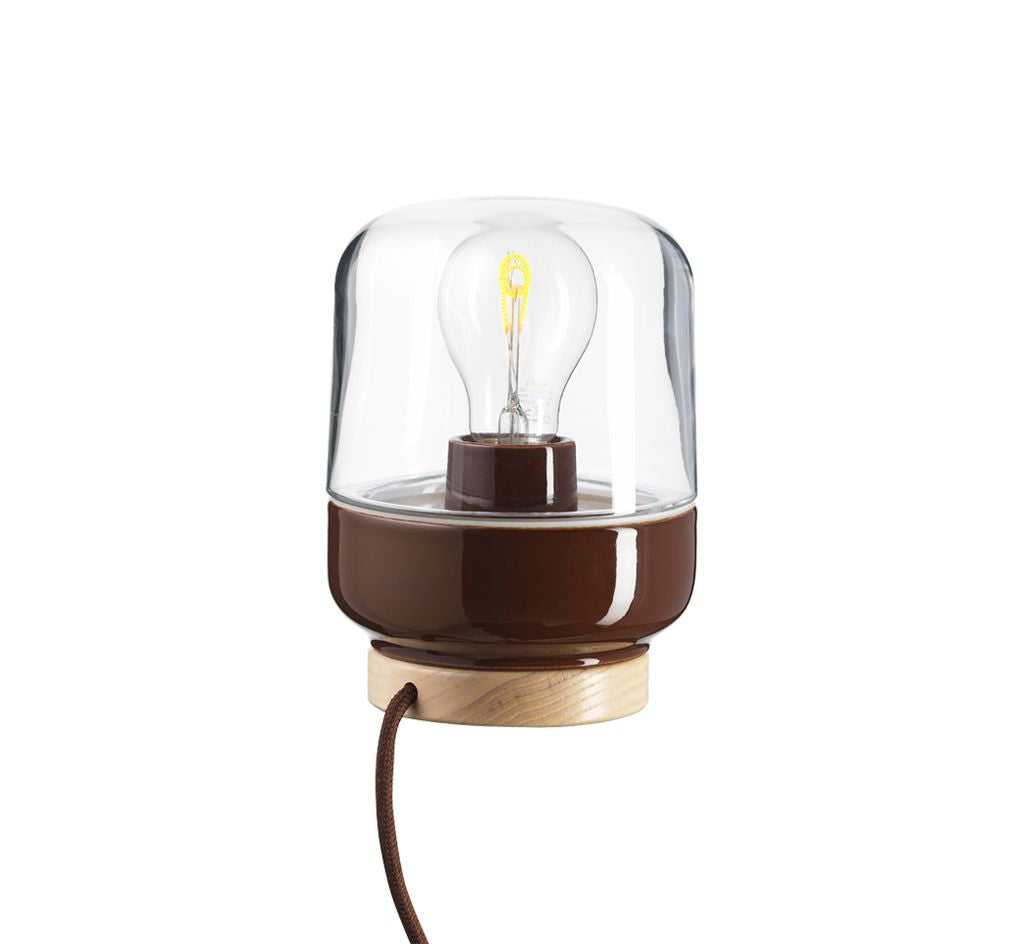 Table lamp Porcelain Ohm Table 140/190 E27 Clear glass IP20 | Ifö Electric
