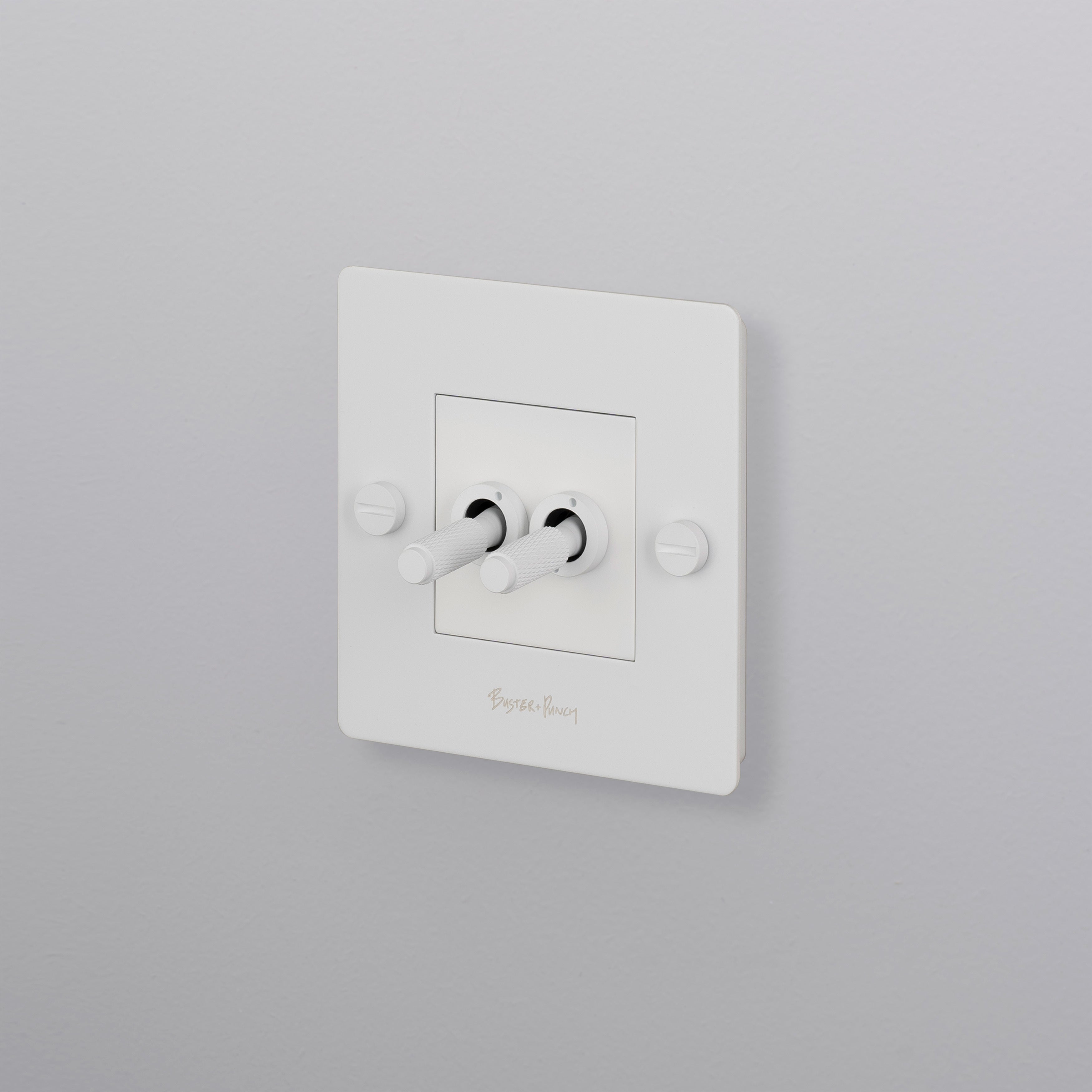 2G toggle switch white (2-way) 