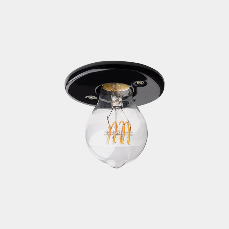 Recessed light flush-mounted porcelain E27 