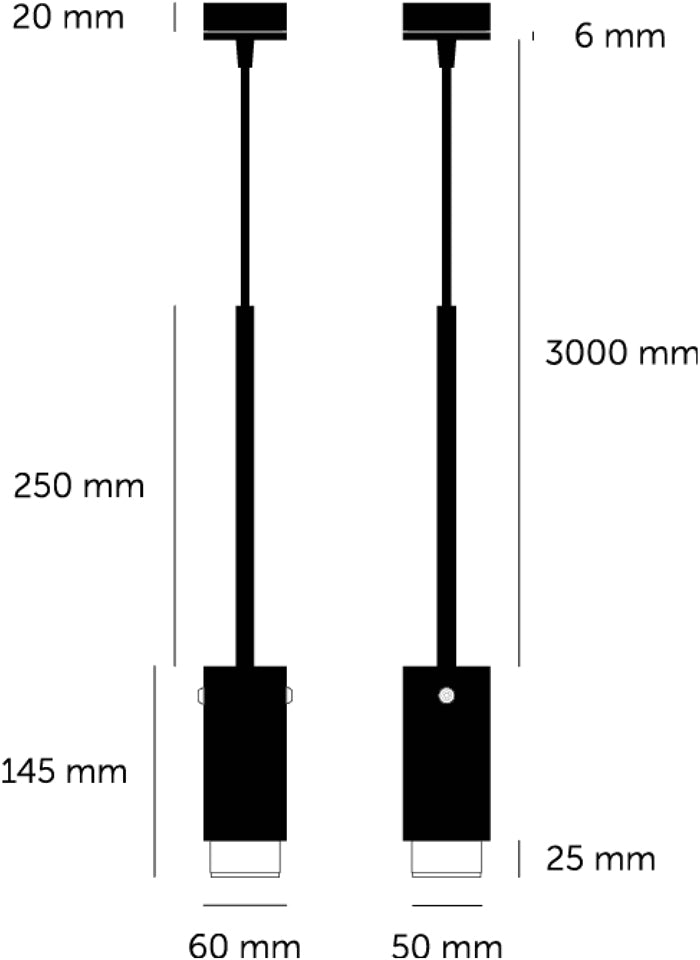 Massplan Exhaust Pendant Stone Linear