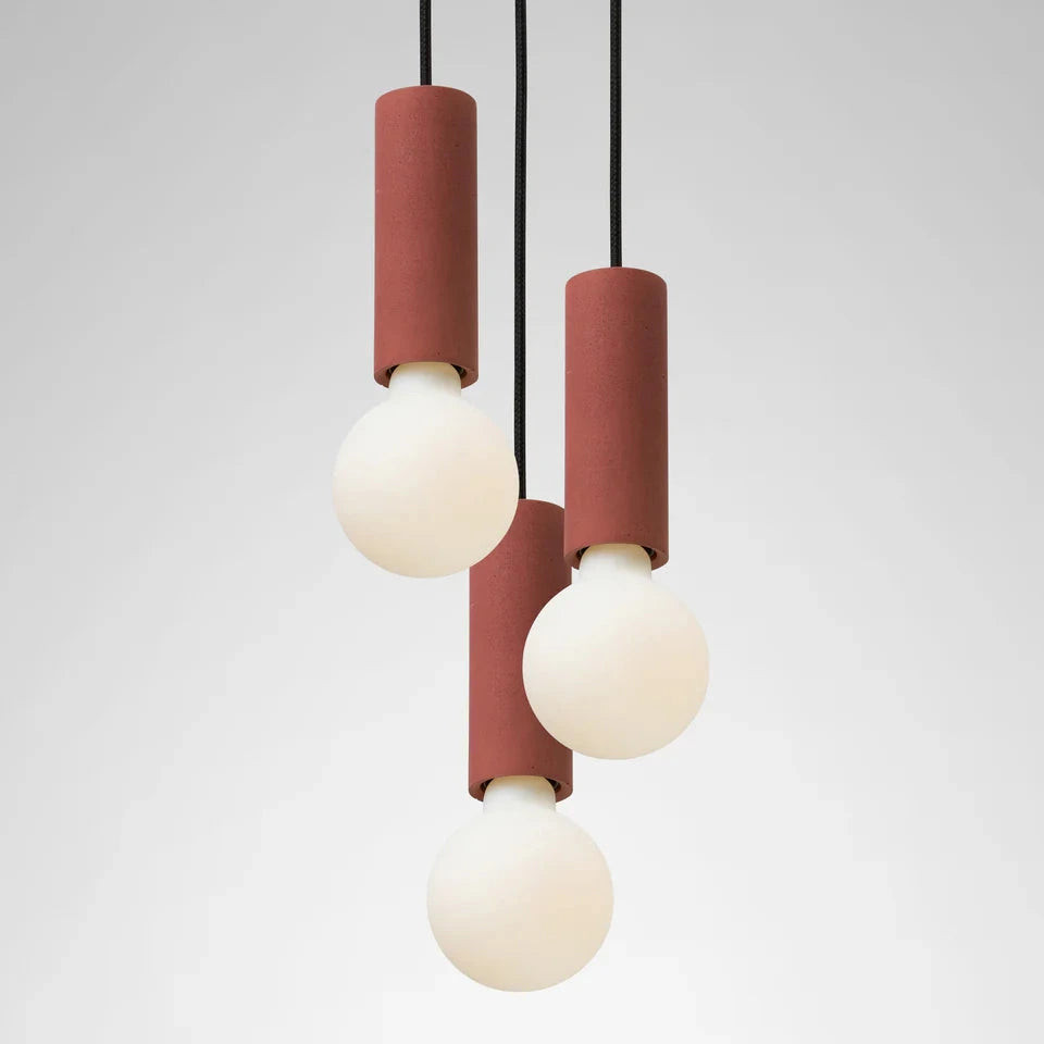 Ila Trio | Pendelleuchten Beton E27