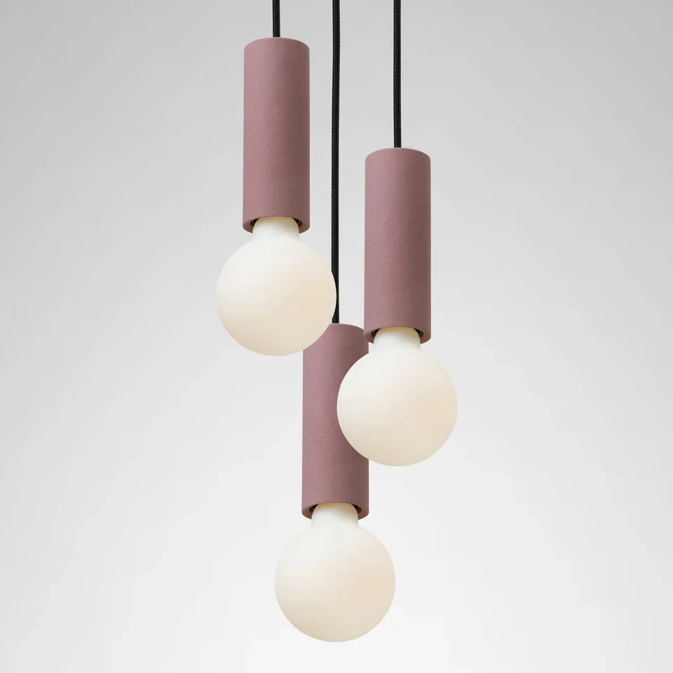 Ila Trio | Pendelleuchten Beton E27