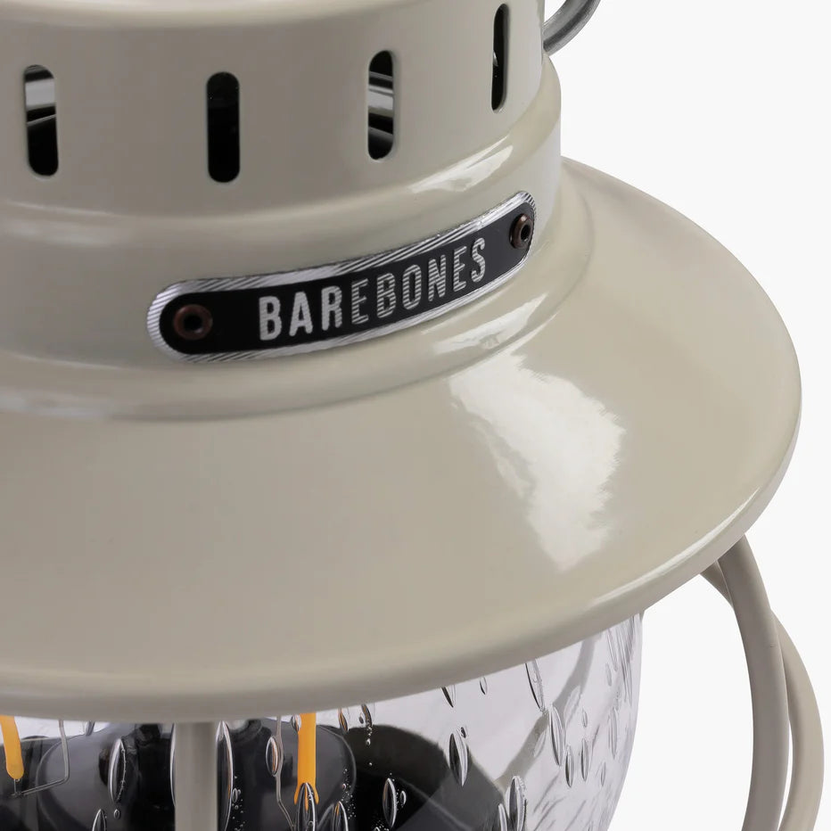 Railroad Lantern Union Pacific Homeward Bound Vintage White Detail