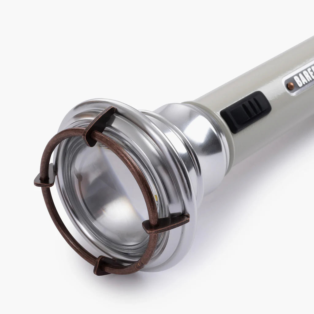 Vintage Flashlight Vintage White