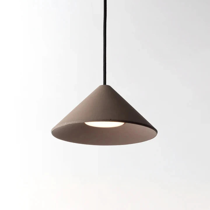 Lola | Pendelleuchte mit Baldachin Beton