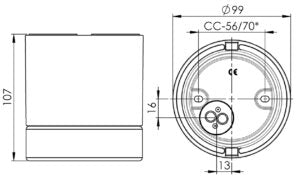 Massplan Ceiling light Light On Downlight IP23 | Ifö Electric 