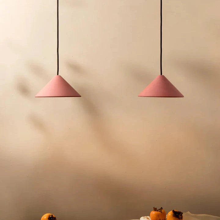 Lola | Pendelleuchte mit Baldachin Beton