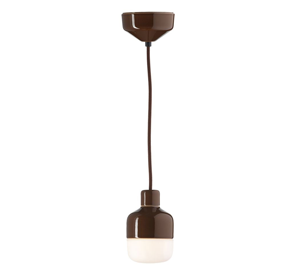 Suspension Ohm 100/155 LED 3000K opale mate IP44 | Ifö Électrique 