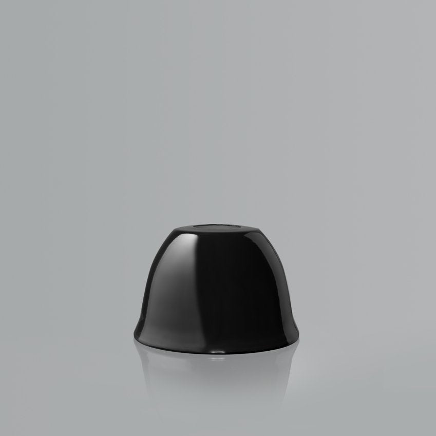 Retro Enamel Lampshade Black «Bell» 