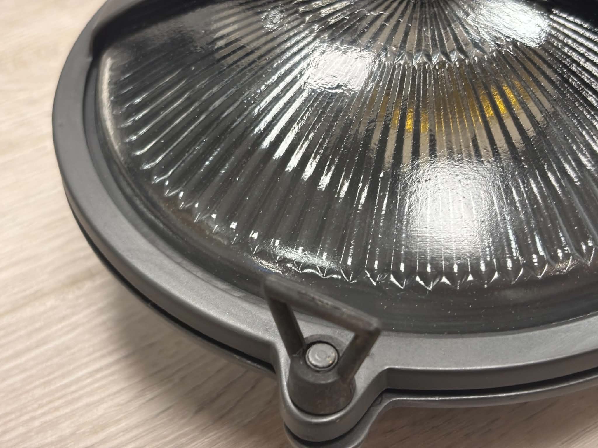 Lampe de bateau, lampe d'extérieur ronde en laiton E27 