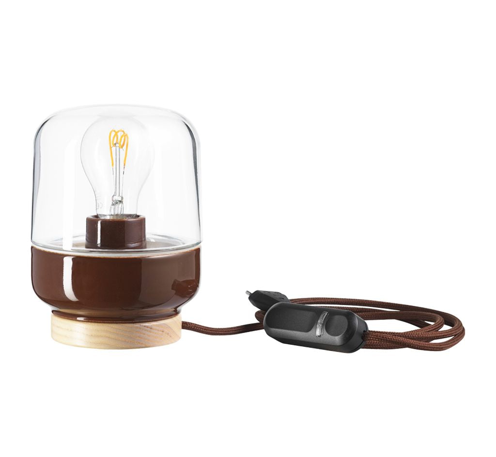 Table lamp Porcelain Ohm Table 140/190 E27 Clear glass IP20 | Ifö Electric