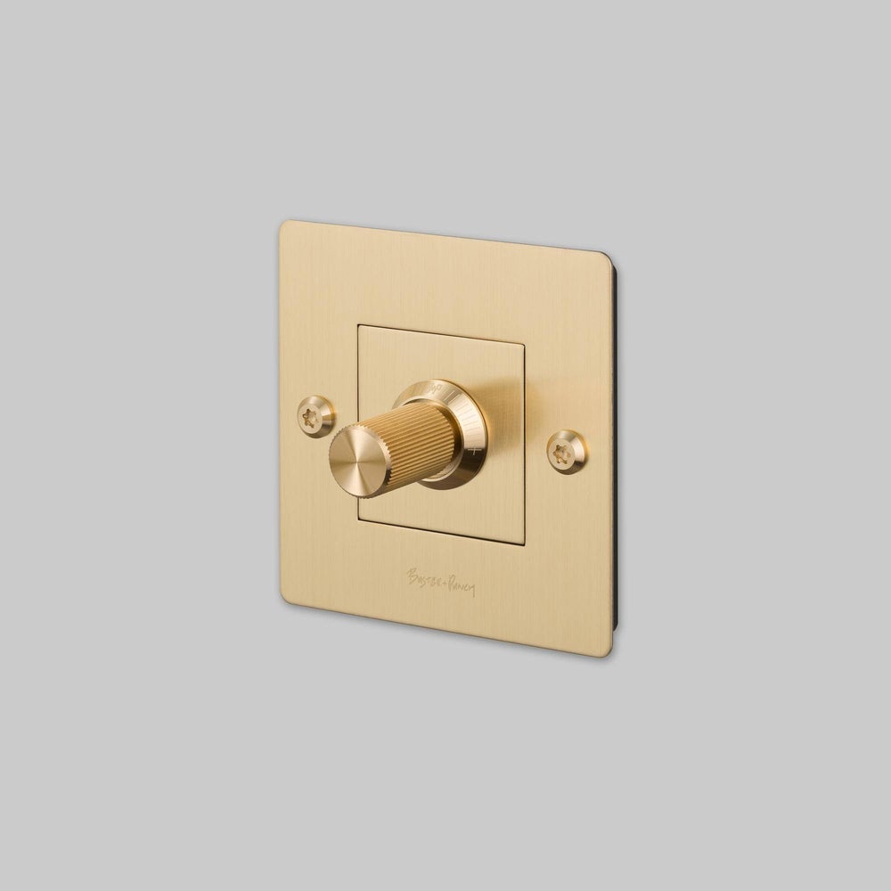 1G Wanddimmer 250W Led Linear Brass