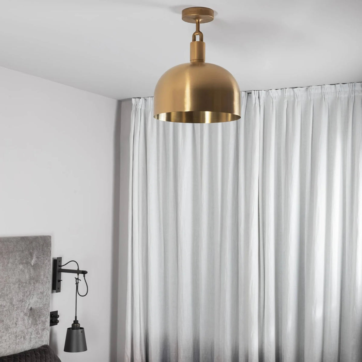 Forked Ceiling Linear Shade Large
