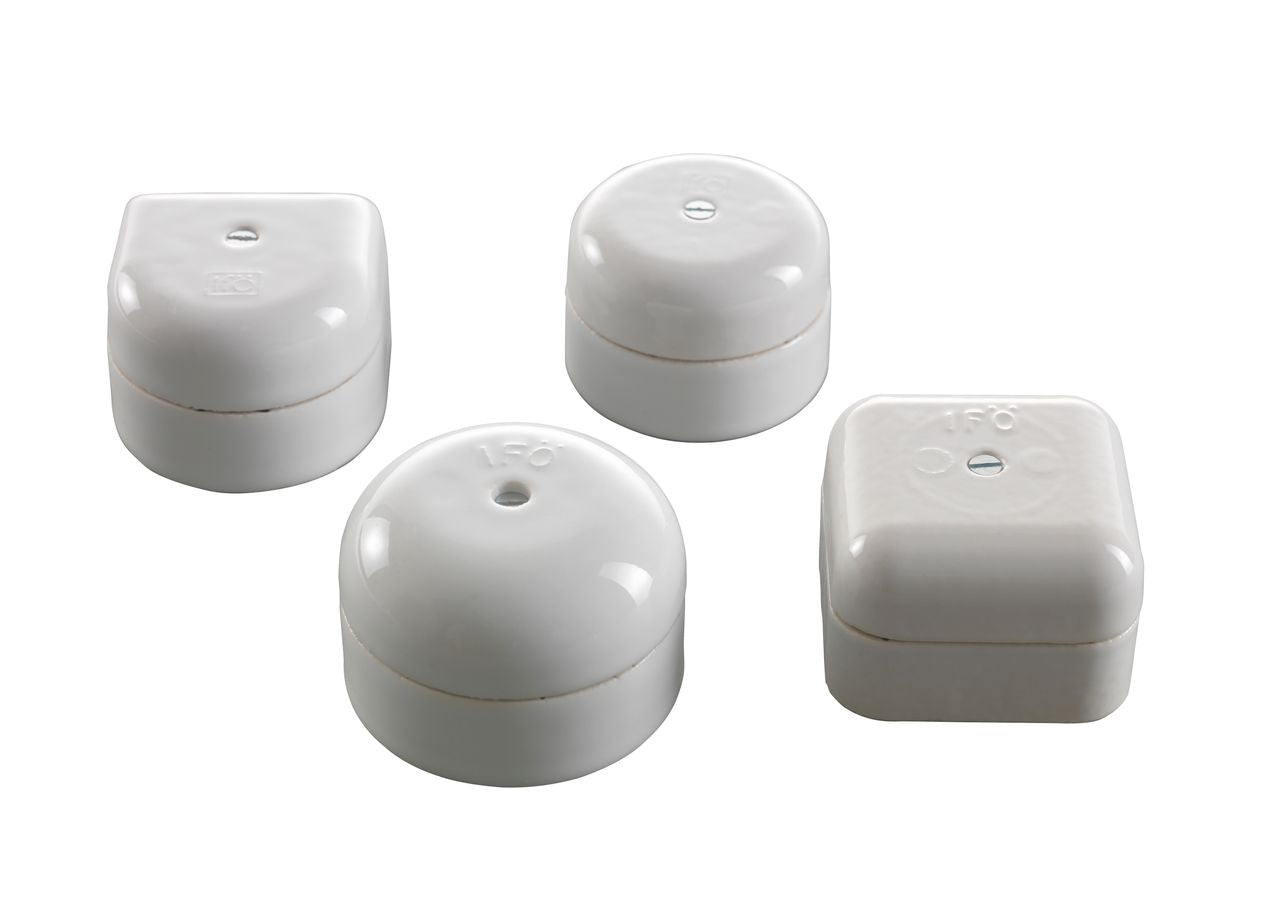 Verteilerdosen weiss Porzellan