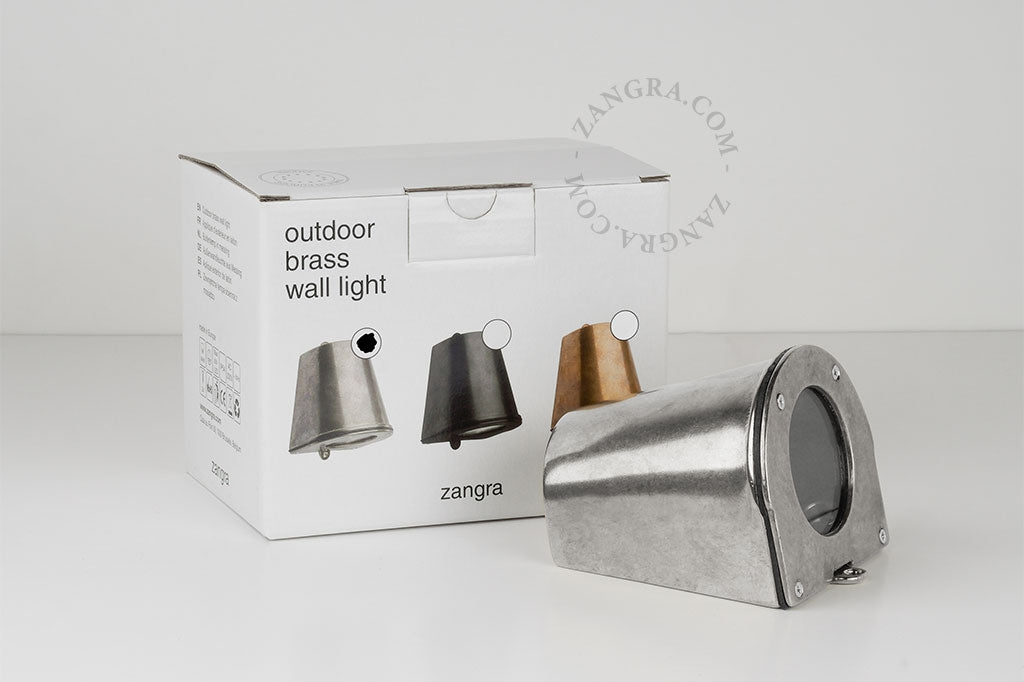 Aussenleuchte Messing Wand | GU10, IP54