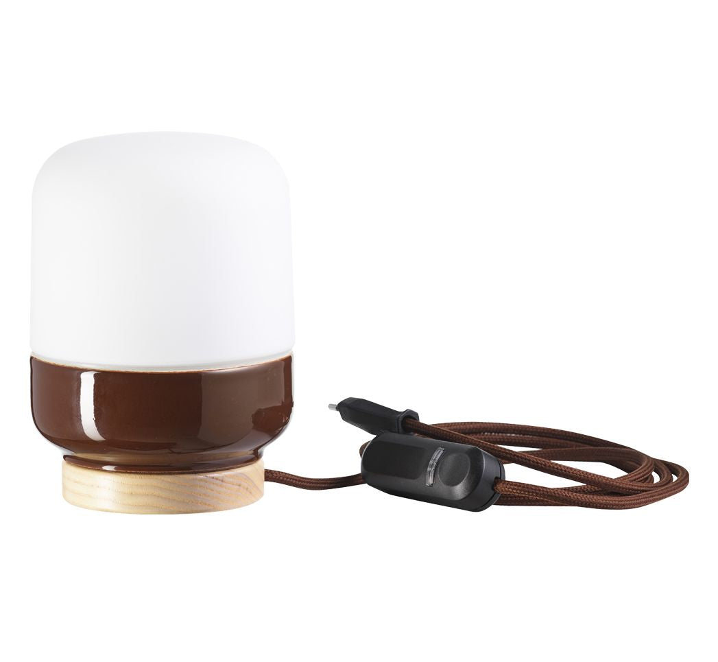 Tischleuchte Porzellan Ohm Table 140/190 E27 matt opal IP20 | Ifö Electric