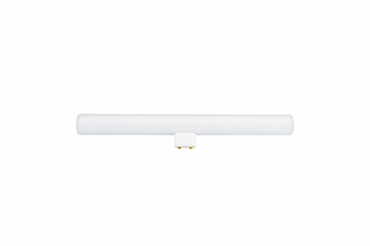 Linienleuchte Stabglühbirne S14d Opal 30cm | Zangra