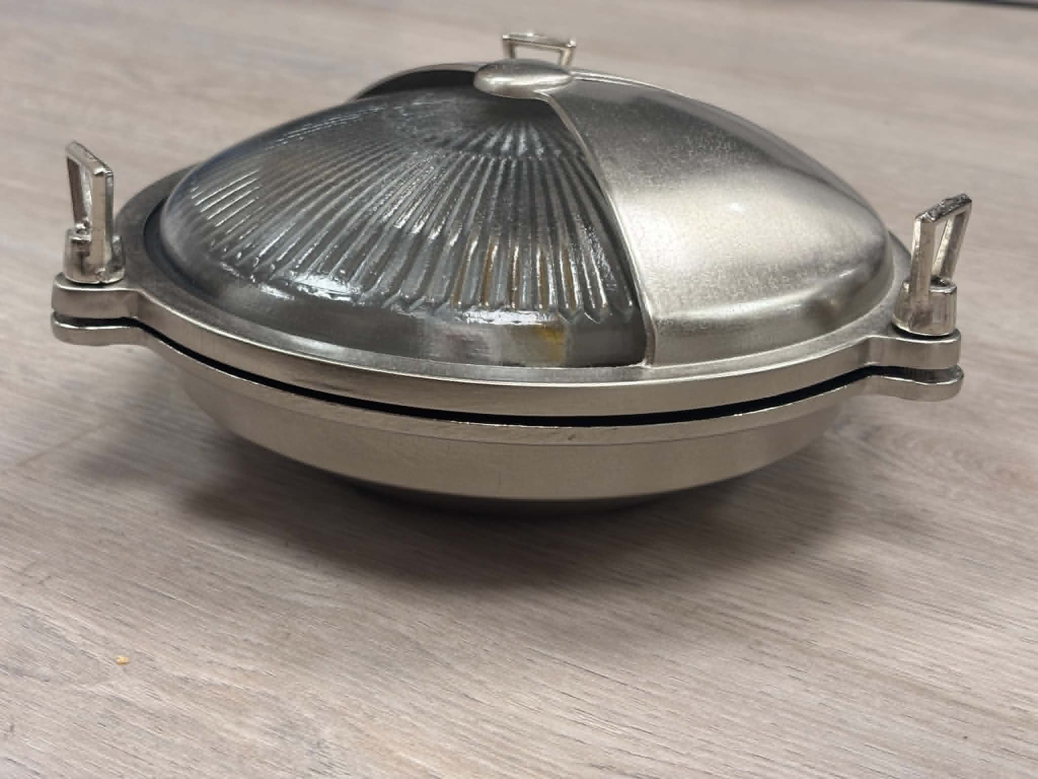 Lampe de bateau, lampe d'extérieur ronde en laiton E27 