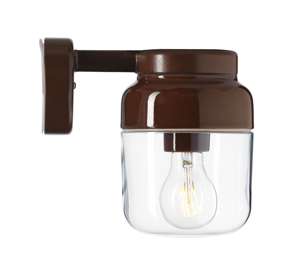 Ohm Wandleuchte 140/205 Ø123.5mm IP44 klarglas | Ifö Electric