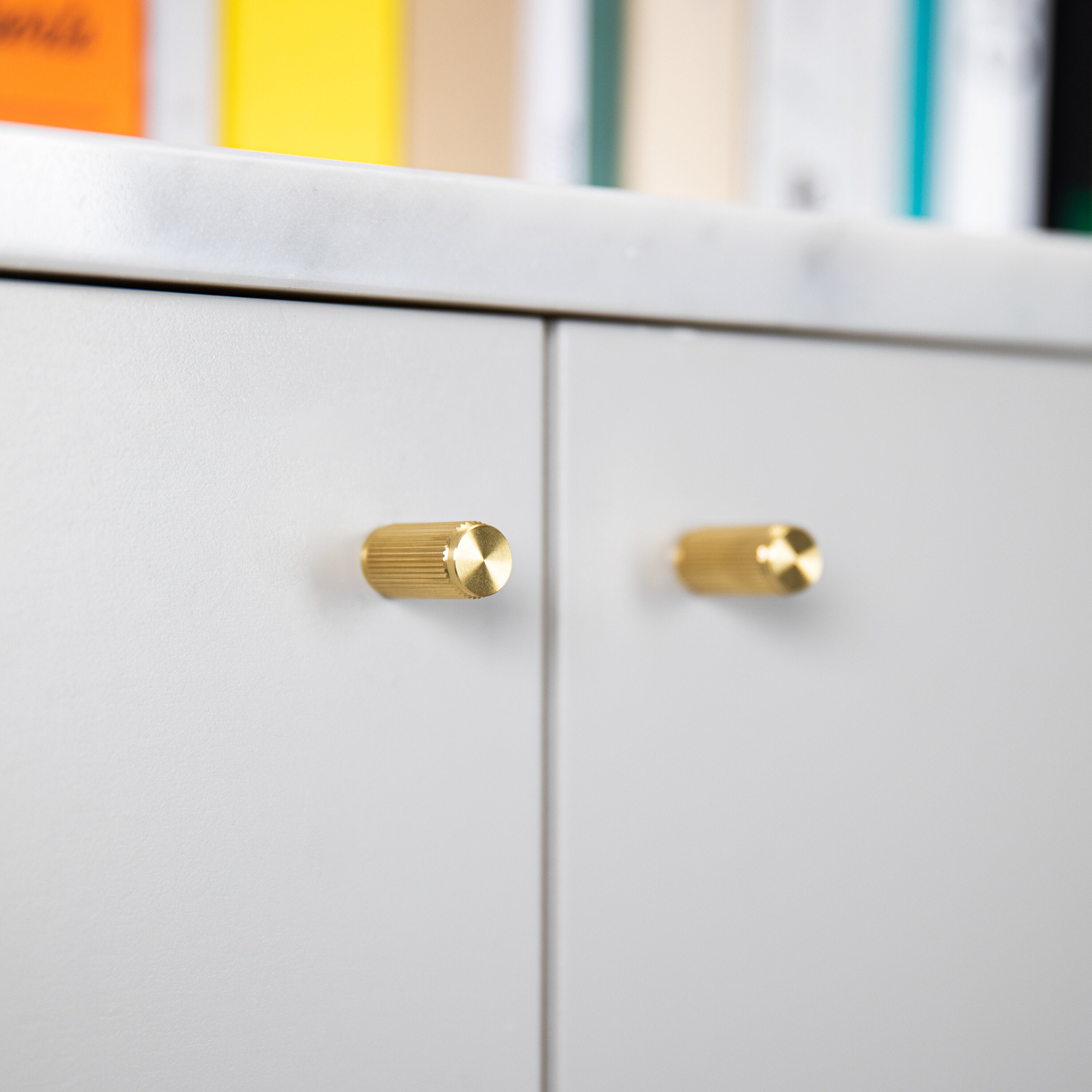 Ensemble de 2 boutons de meubles linéaires 