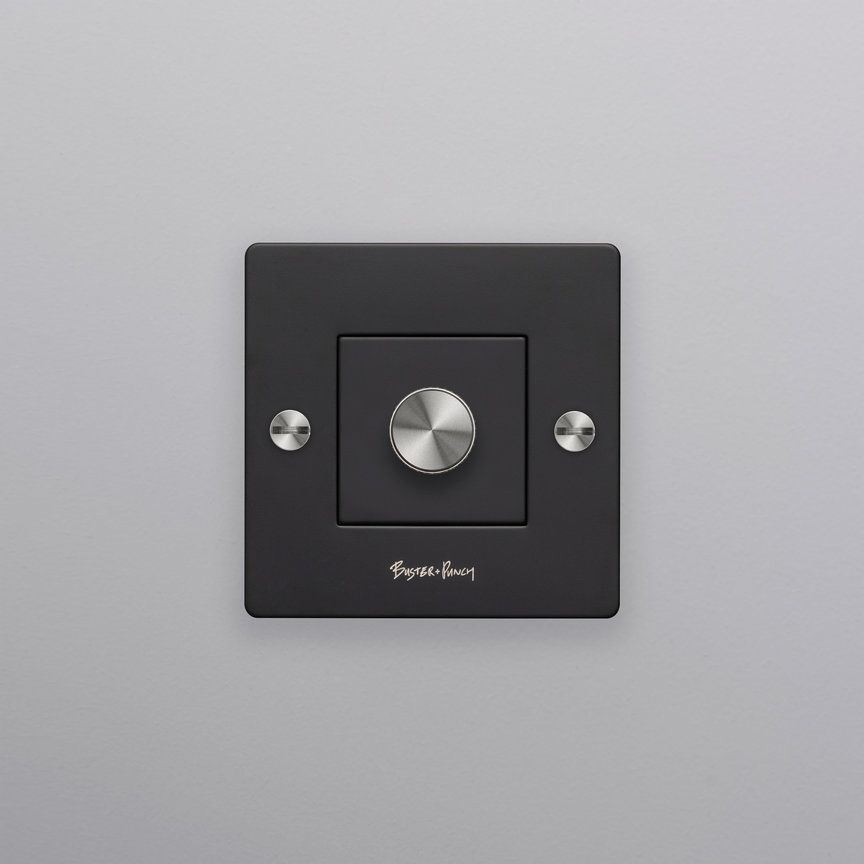 1G-Wanddimmer Schwarz