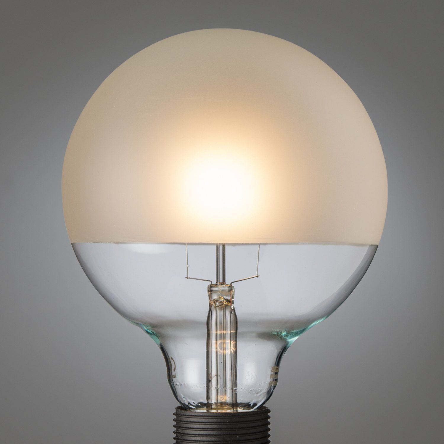 Giant Led Filament 3/4 Top Frosted Globe E27 - Edisson