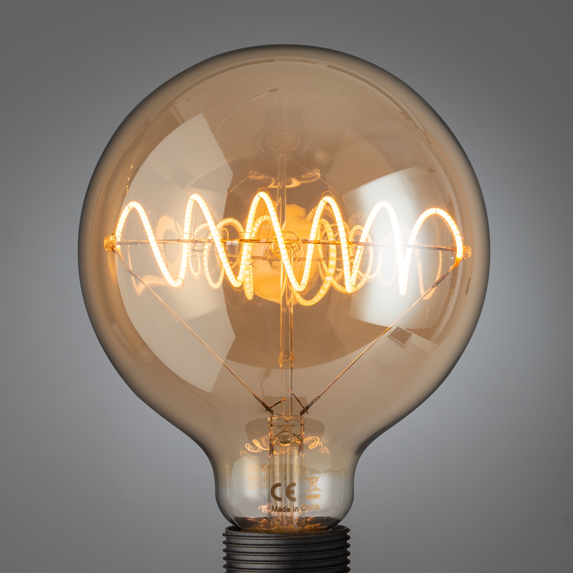 Led Filament Glühbirne mit Spiral-Glühwendel