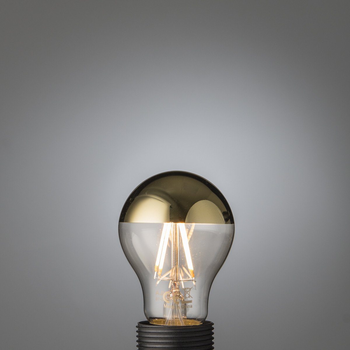 Led Filament Gold Top Bulb E27 - Edisson