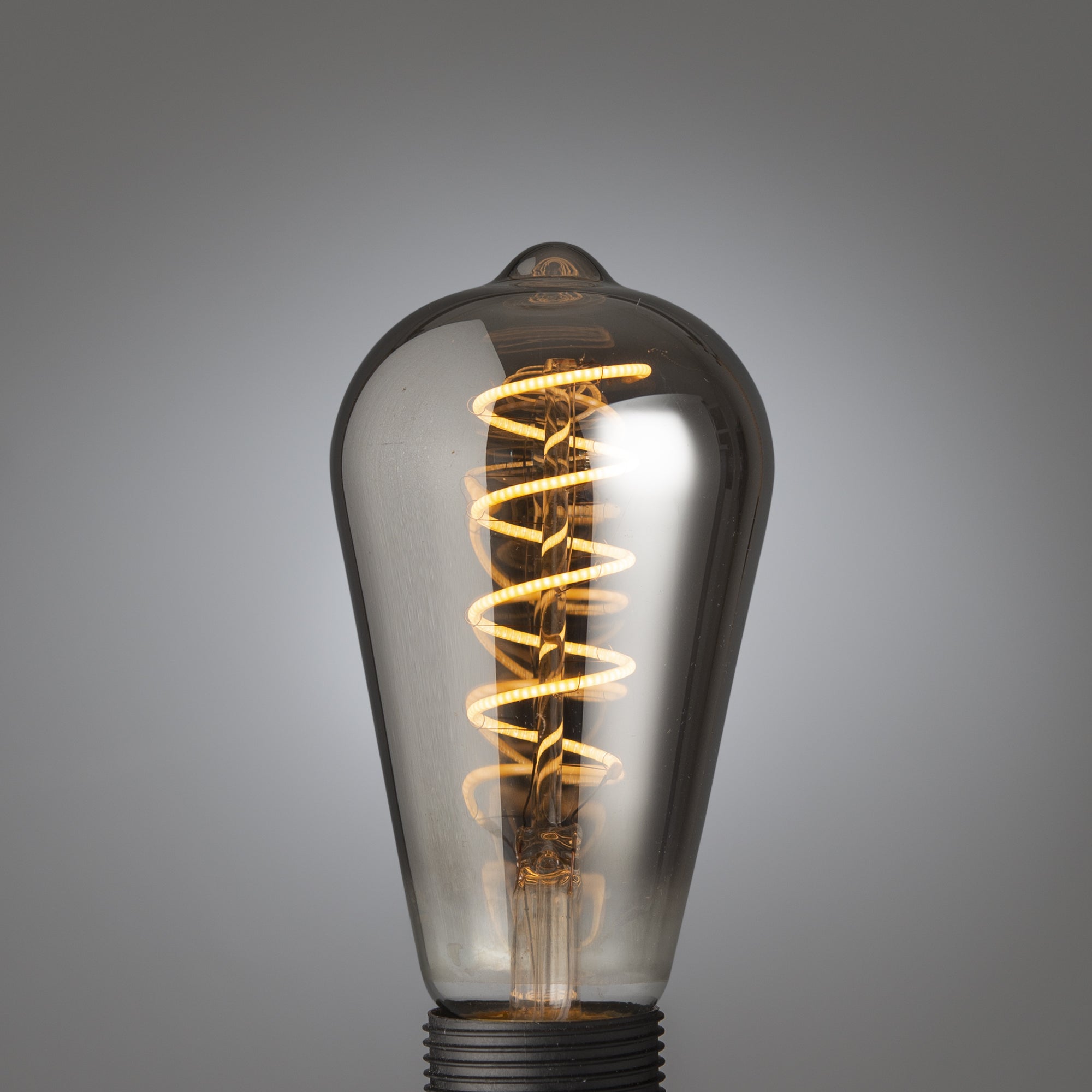 LED Filament Glühbirne | Spiral Teardrop Smoked - Edisson